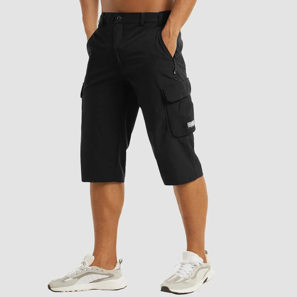 Men's Utility Cargo Shorts - Casual Outdoor Pocket Shorts