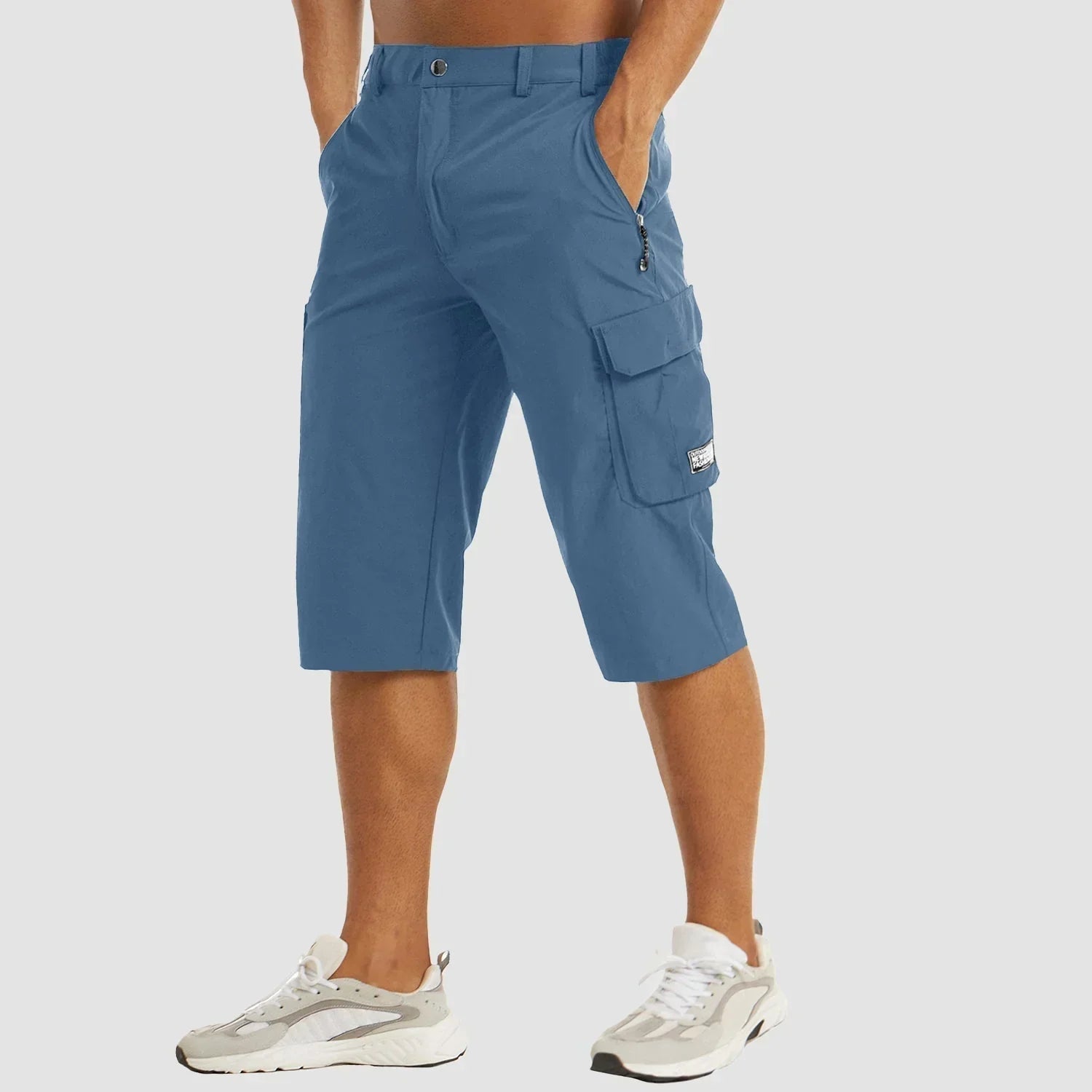 Men's Utility Cargo Shorts - Casual Outdoor Pocket Shorts