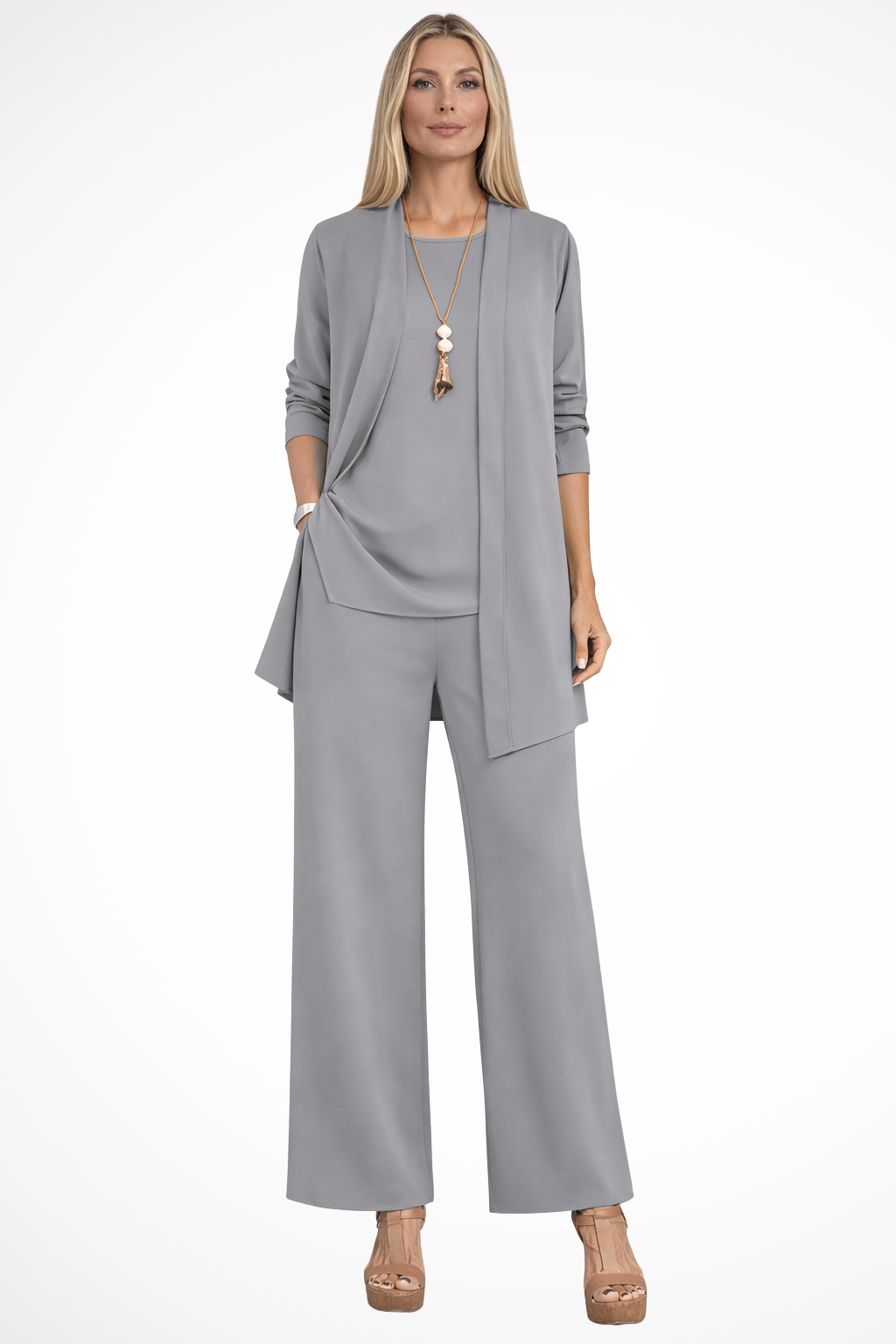 Women's Elegant Three-Piece Set – Formal Occasion Style