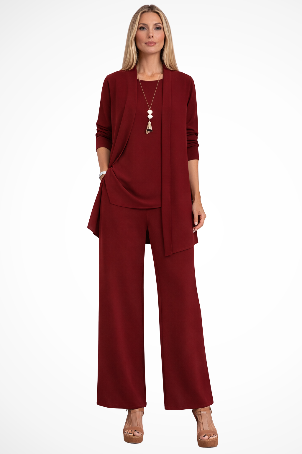Women's Elegant Three-Piece Set – Formal Occasion Style