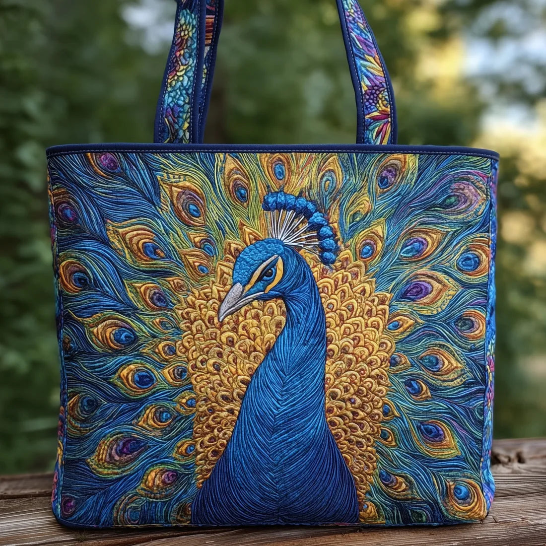 Quilted Bag – Peacock
