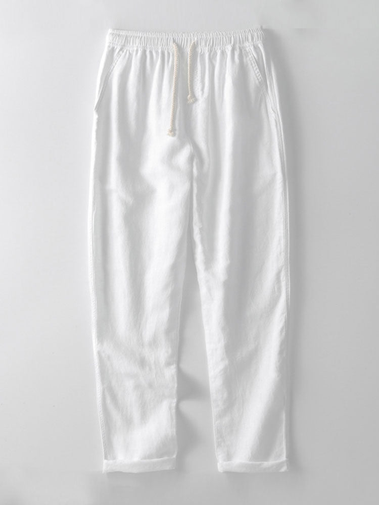 Men's Linen Summer Set – Short Sleeve Breathable Comfortable Style