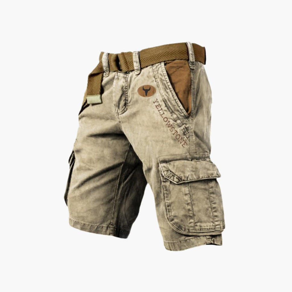 Men's Cargo Shorts - Multi-Pocket Casual Utility Shorts