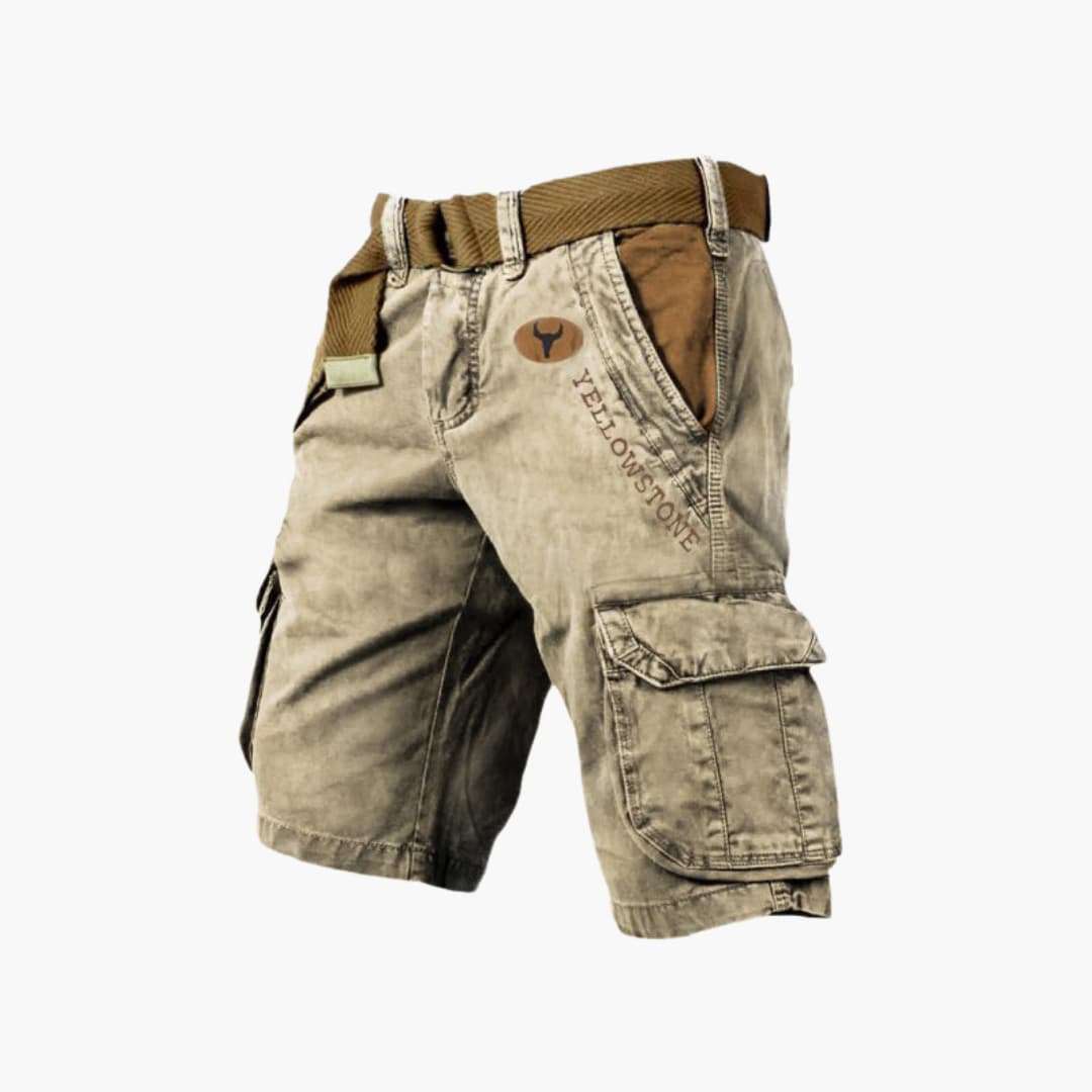 Men's Cargo Shorts - Multi-Pocket Casual Utility Shorts