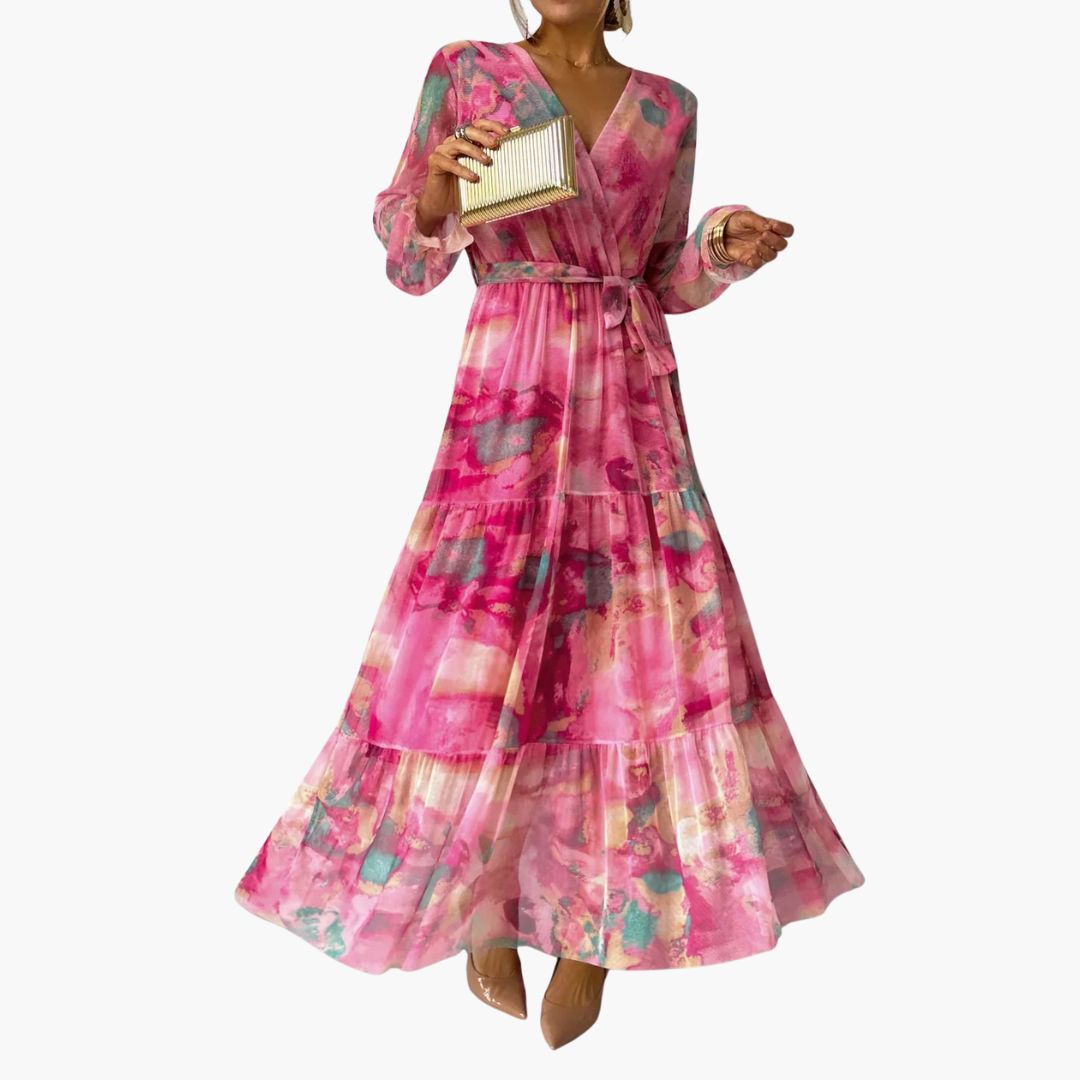 Women's Long Sleeve Summer Dress – Light Feminine Sunny Day Style