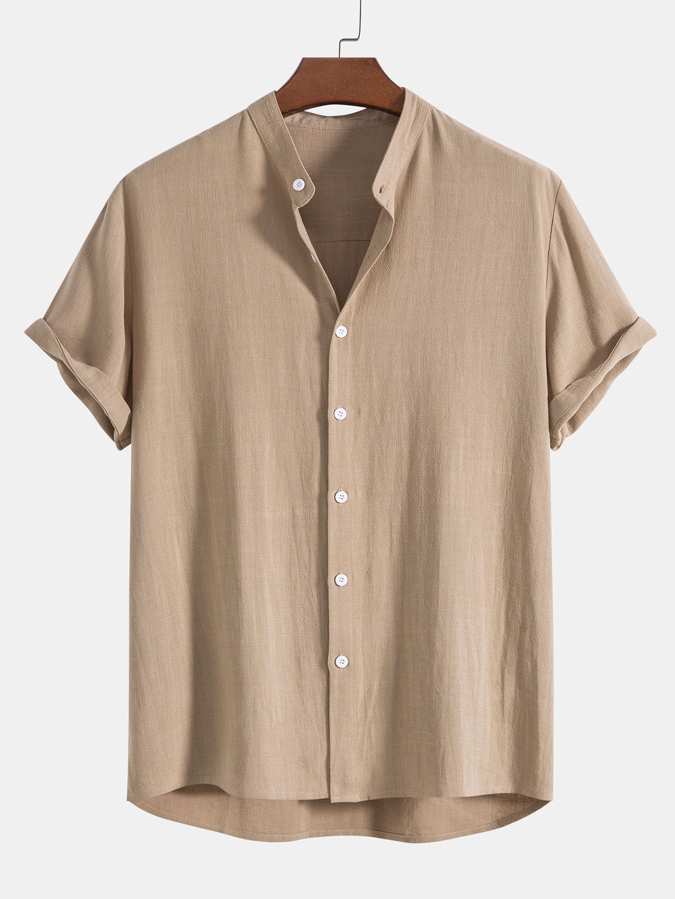 Men's Linen Summer Set – Short Sleeve Breathable Comfortable Style