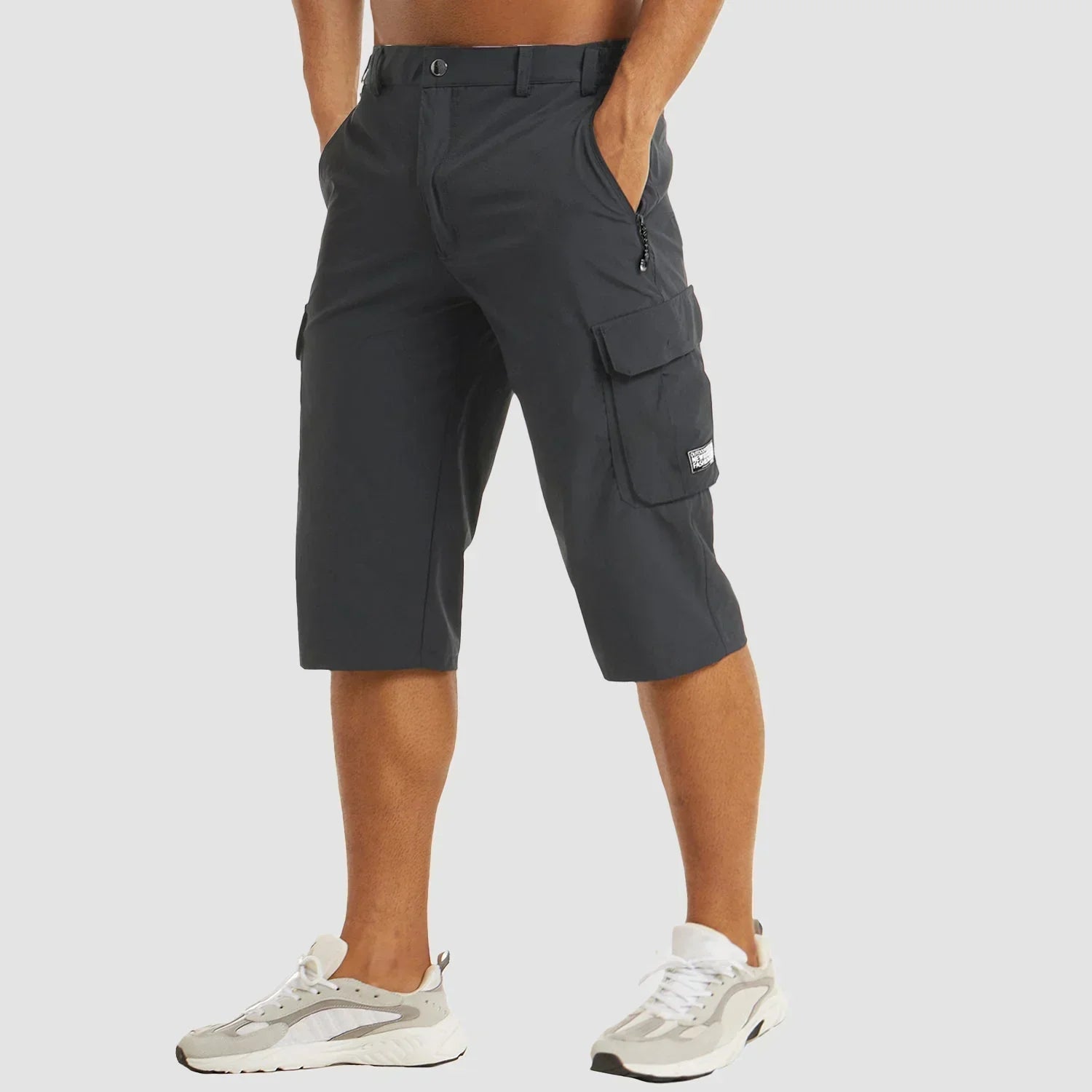 Men's Utility Cargo Shorts - Casual Outdoor Pocket Shorts