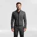 Men's Sculpted Rib-Panel Jacket