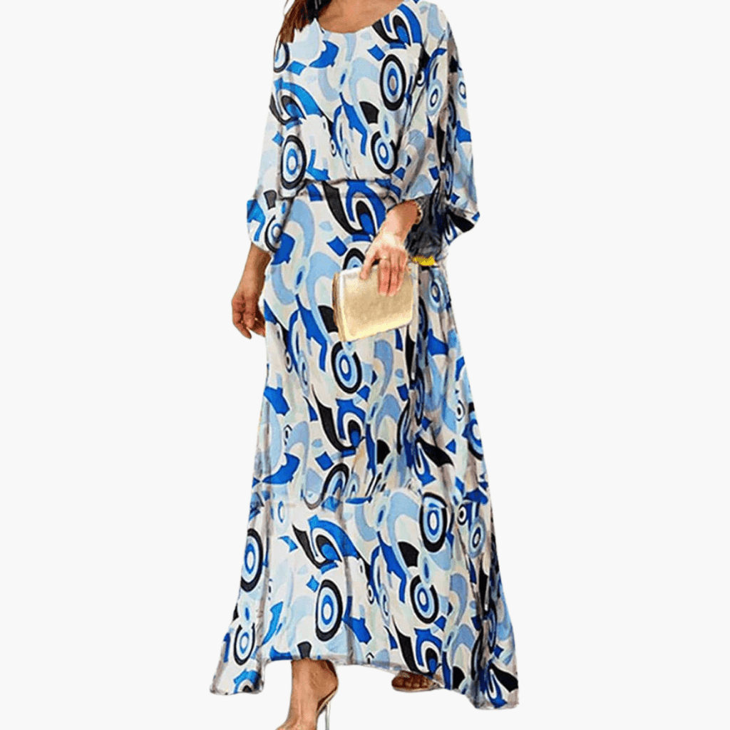 Women's Maxi Dress with Print – Boho & Summer Dress Style