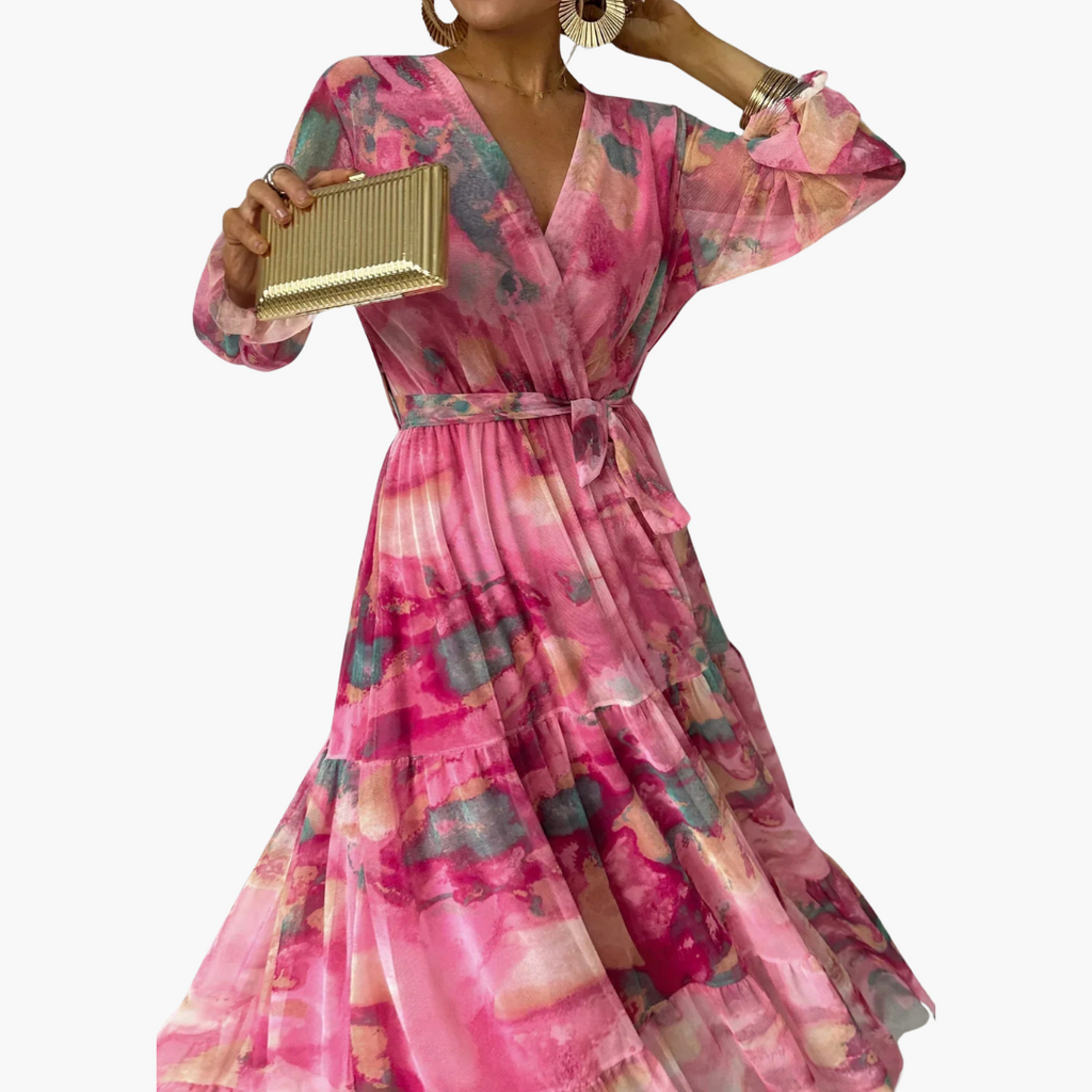 Women's Long Sleeve Summer Dress – Light Feminine Sunny Day Style