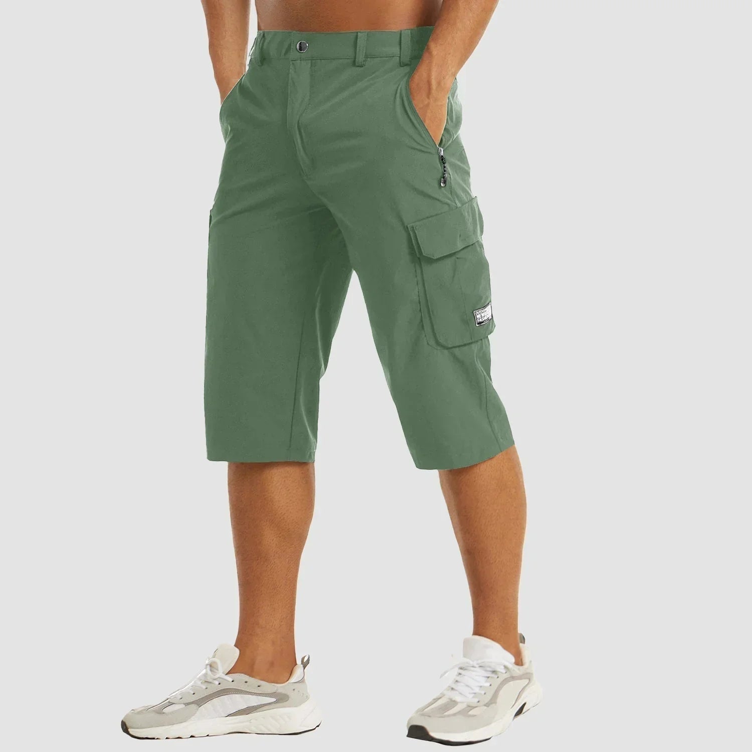 Men's Utility Cargo Shorts - Casual Outdoor Pocket Shorts