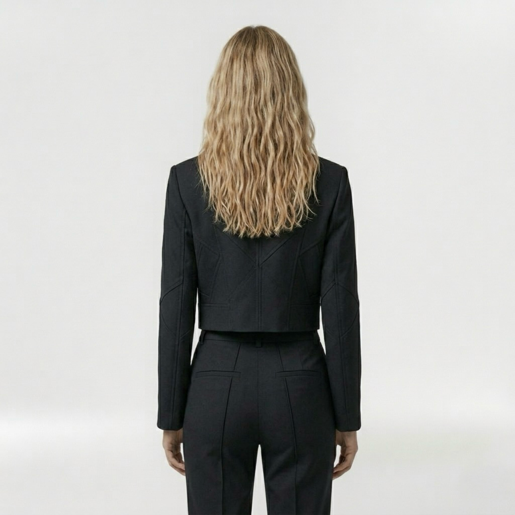 Women's Structured Cropped Blazer