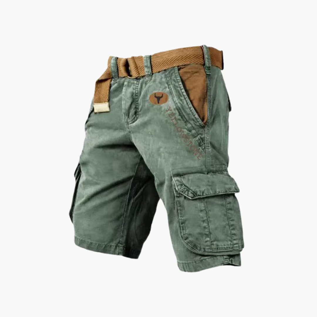 Men's Cargo Shorts - Multi-Pocket Casual Utility Shorts