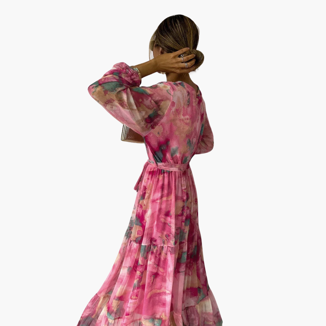 Women's Long Sleeve Summer Dress – Light Feminine Sunny Day Style