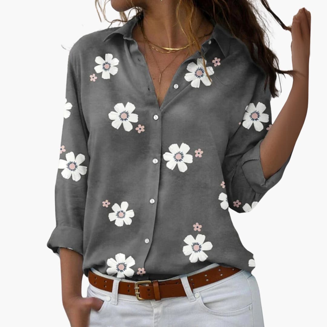 Women's Floral Summer Blouse – Elegant Lightweight Everyday Style