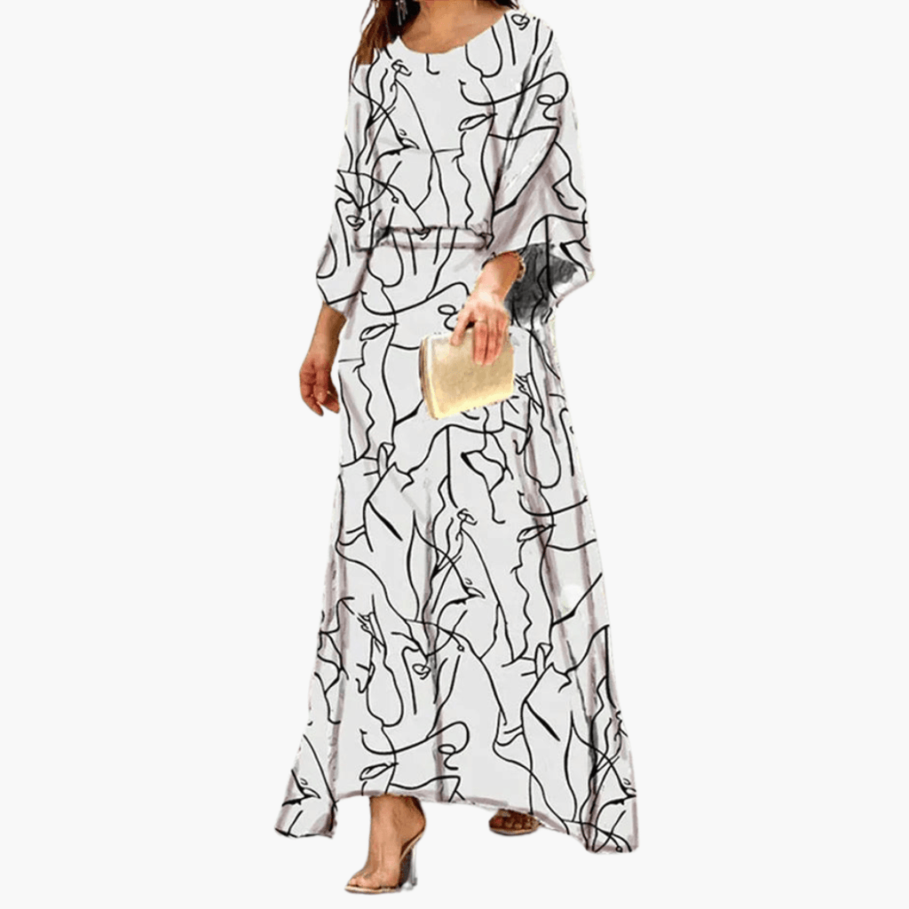 Women's Maxi Dress with Print – Boho & Summer Dress Style