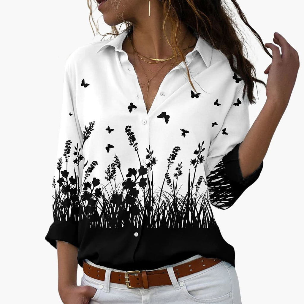 Women's Floral Summer Top – Casual Modern Everyday Style