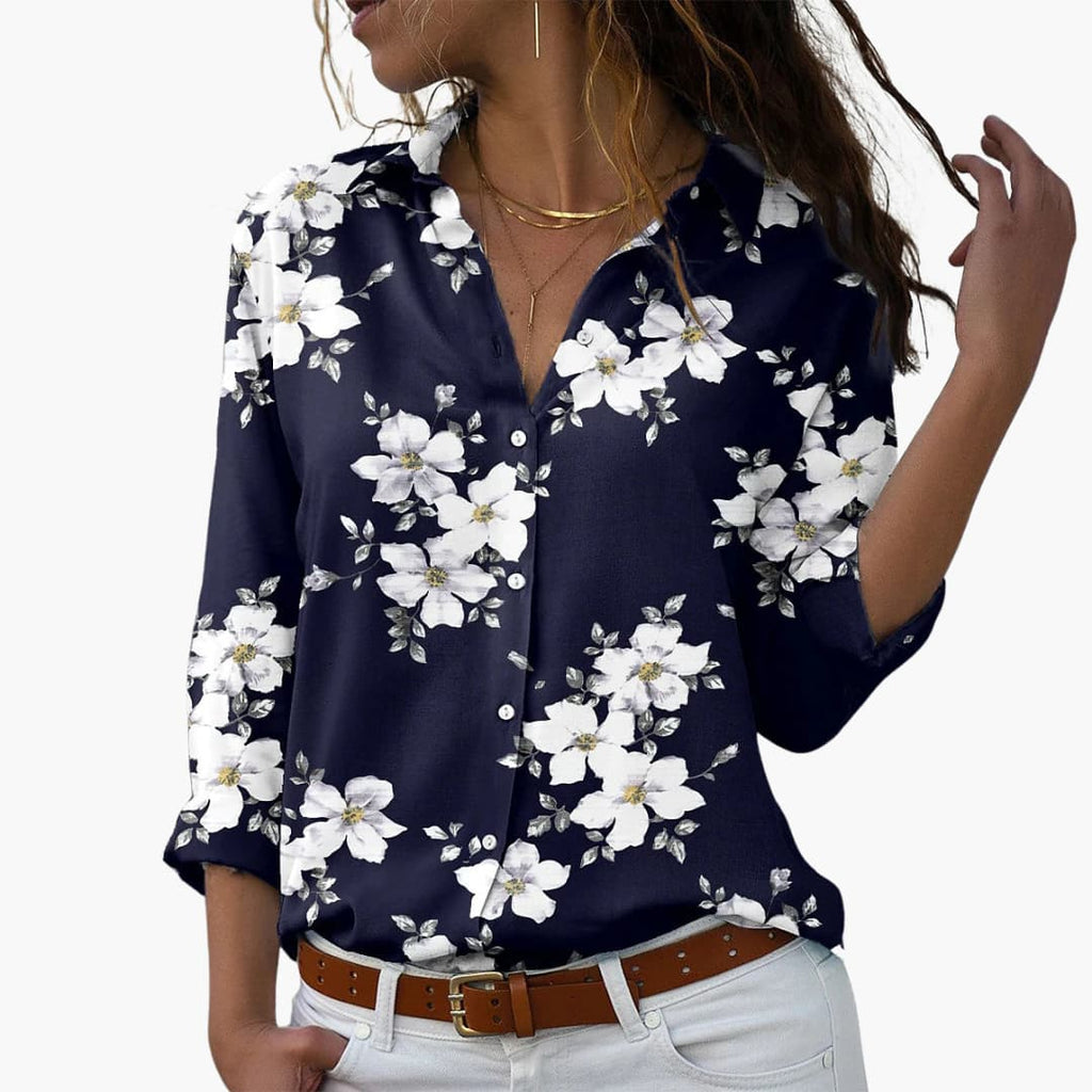 Women's Floral Summer Top – Casual Modern Everyday Style