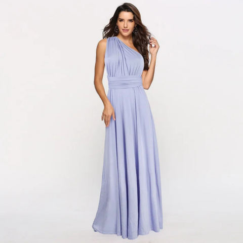 Women's Adjustable Strap Maxi Dress – Lightweight Elegant Summer Style