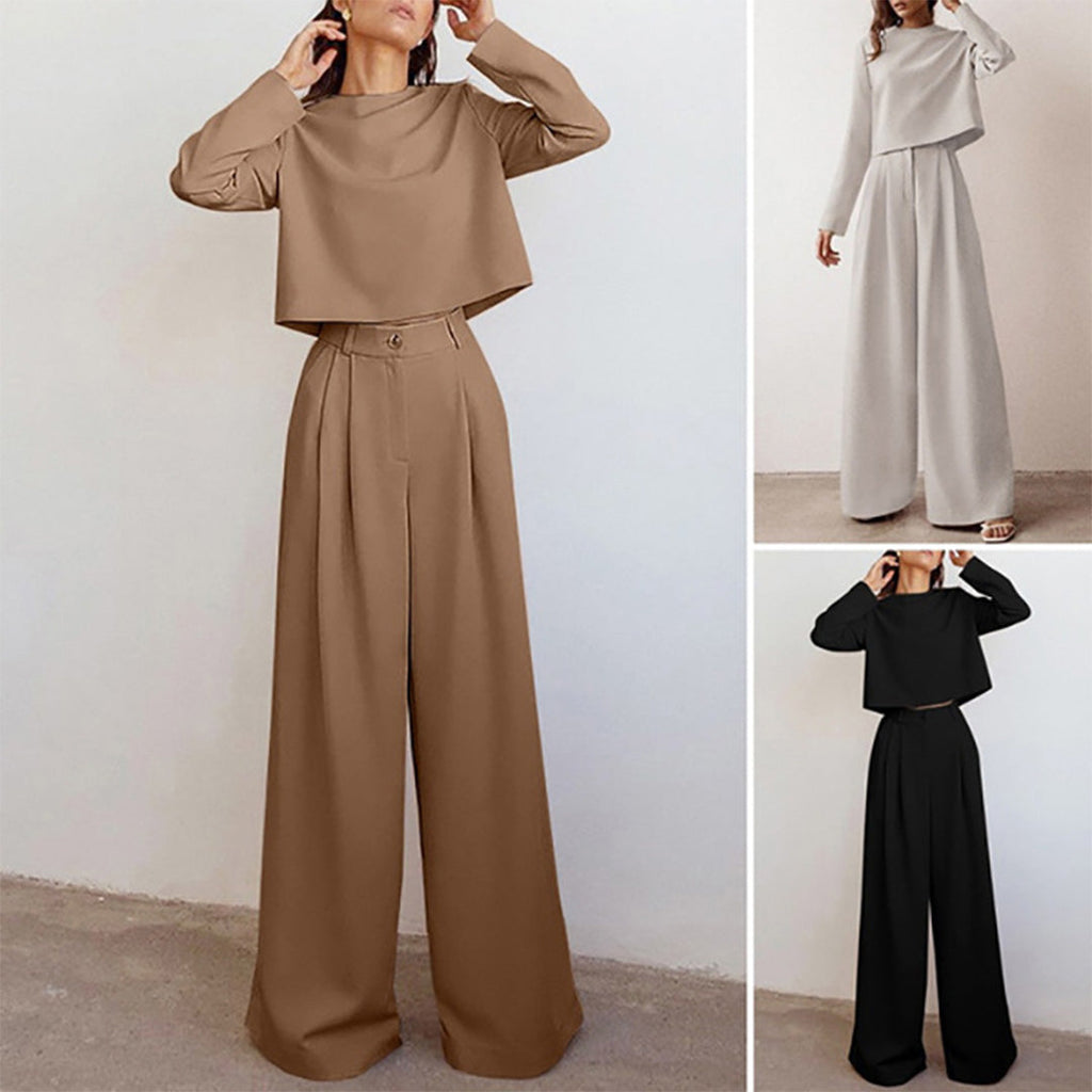 Women's Relaxed Fit Two-Piece Set – Comfortable Everyday Style