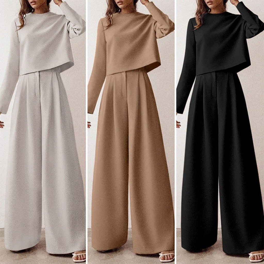 Women's Relaxed Fit Two-Piece Set – Comfortable Everyday Style