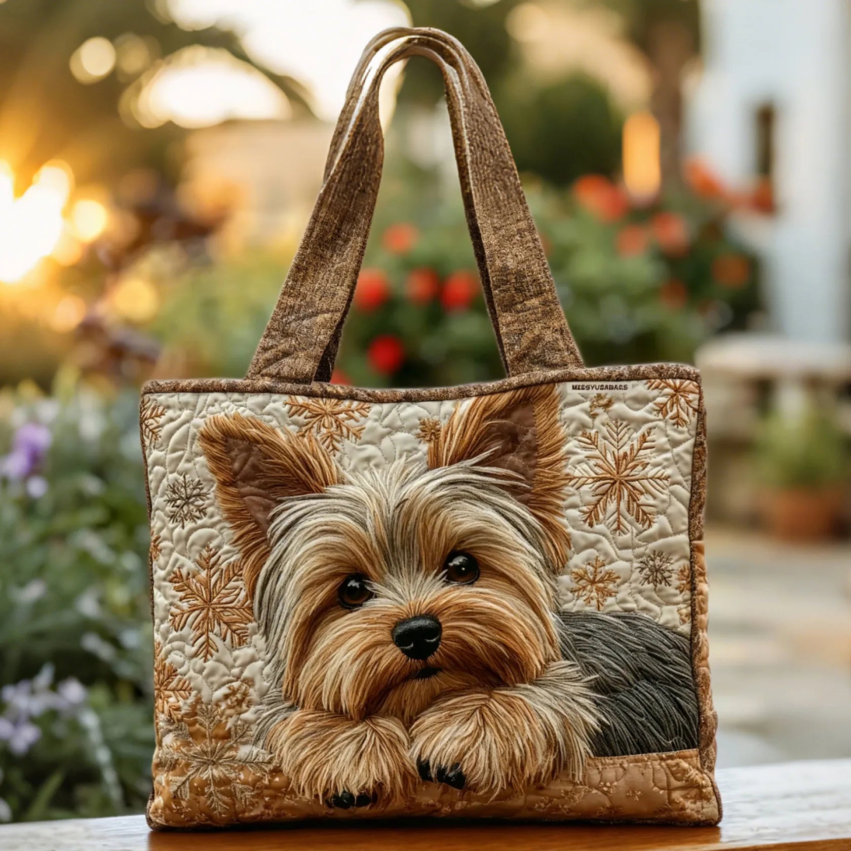 Quilted Bag – Shiny Yorkie
