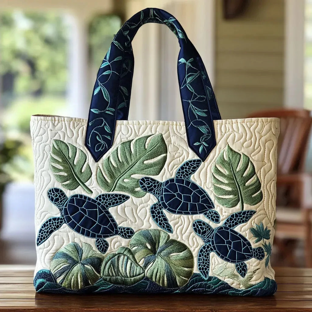 Quilted Bag – Sea Turtle