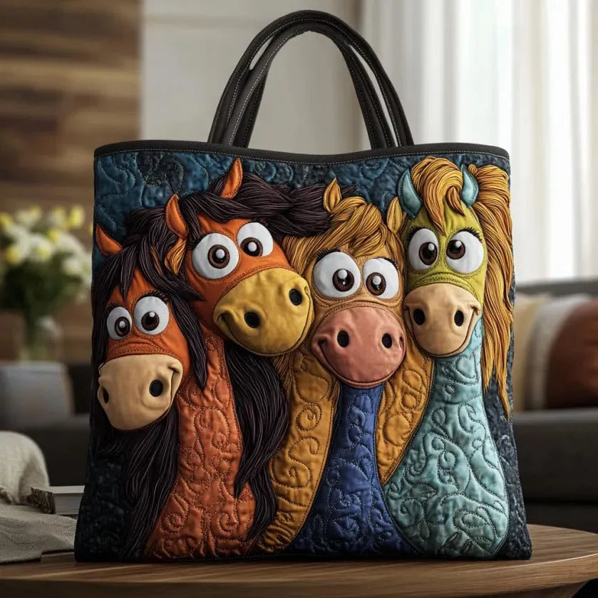 Quilted Bag – Playful Pony