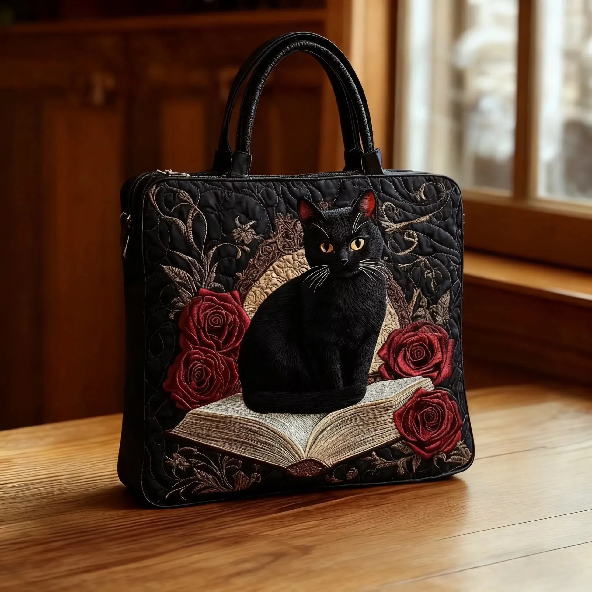 Quilted Bag – Dark Paws