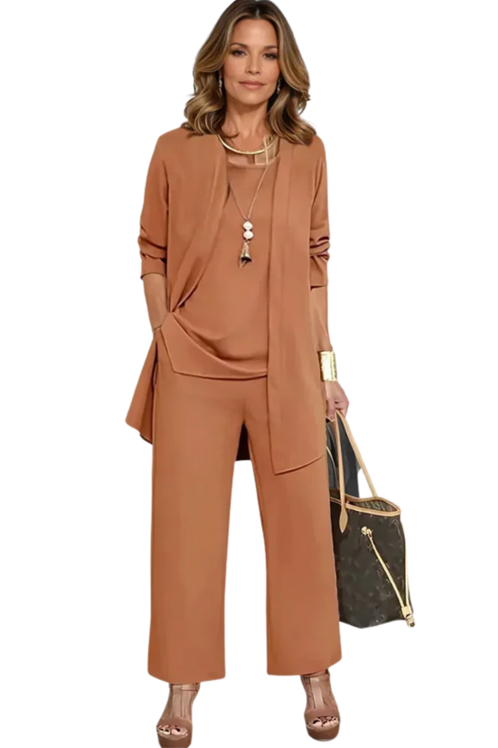 Women's Elegant Three-Piece Set – Formal Occasion Style