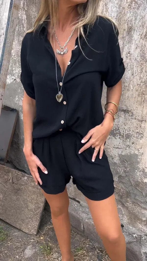 Women's Linen Summer Set – Lightweight Relaxed Hot Weather Style