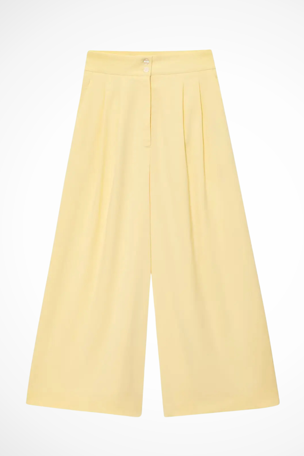 Women's Belted Wrap Top and Wide Leg Linen Trousers Set – Elegant Style