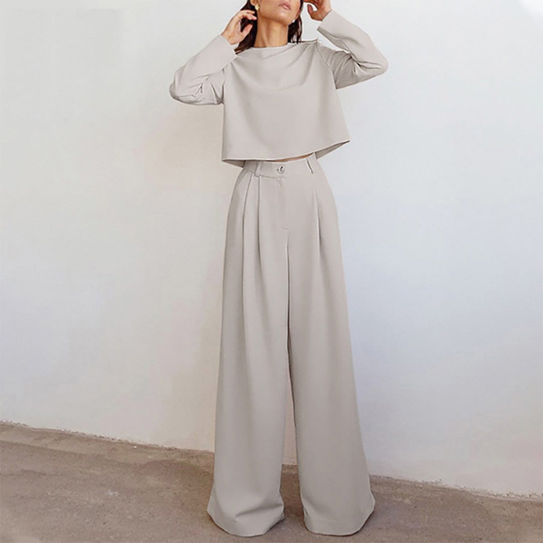 Women's Relaxed Fit Two-Piece Set – Comfortable Everyday Style