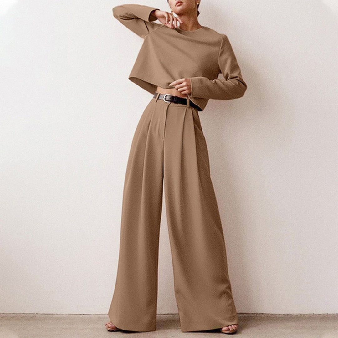 Women's Relaxed Fit Two-Piece Set – Comfortable Everyday Style