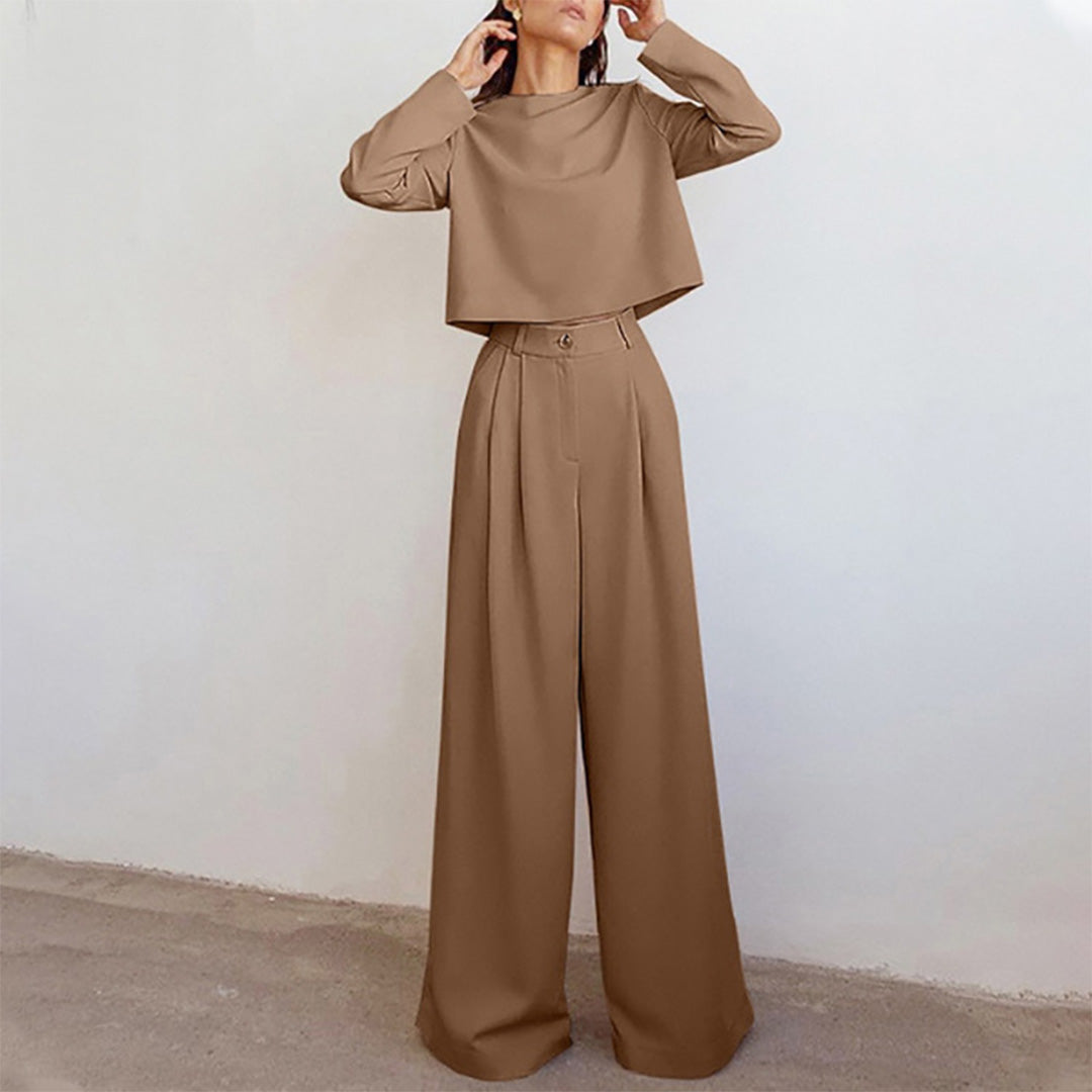 Women's Relaxed Fit Two-Piece Set – Comfortable Everyday Style