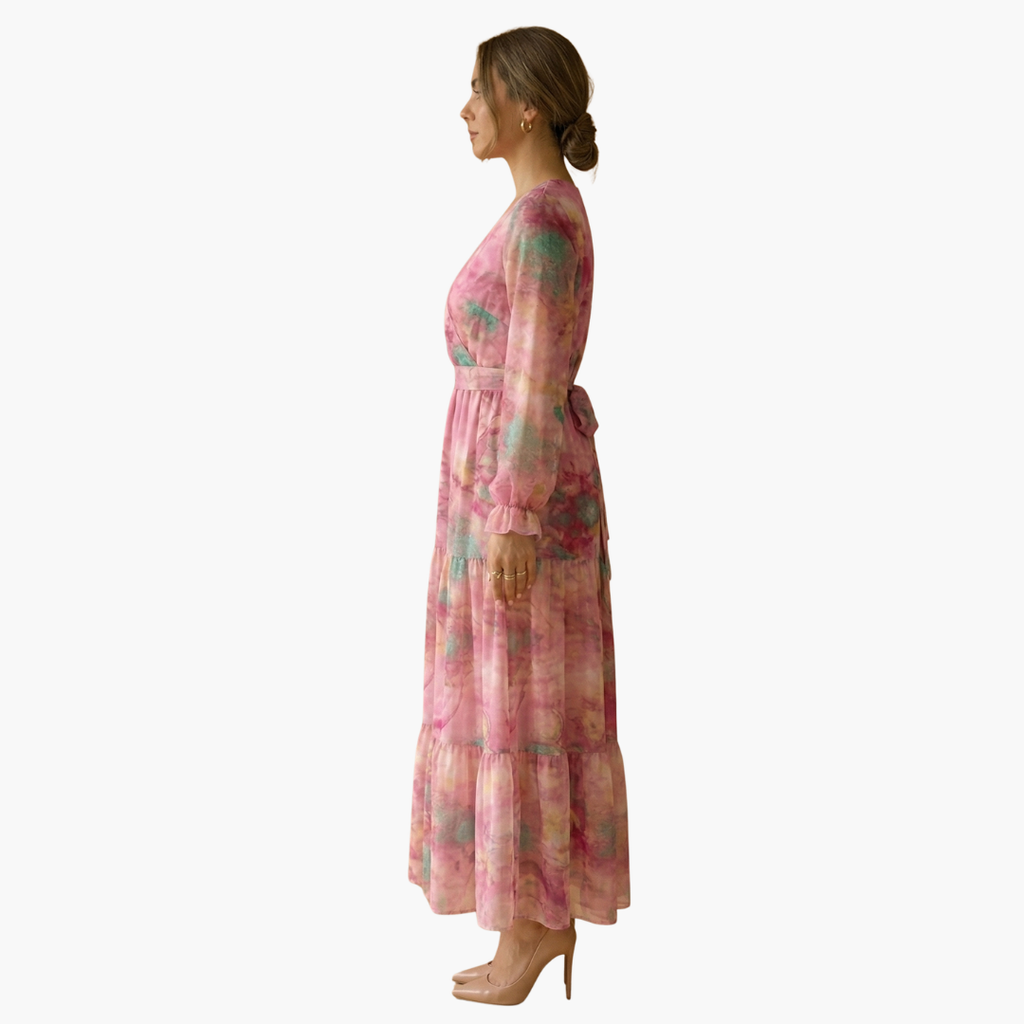 Women's Long Sleeve Summer Dress – Light Feminine Sunny Day Style