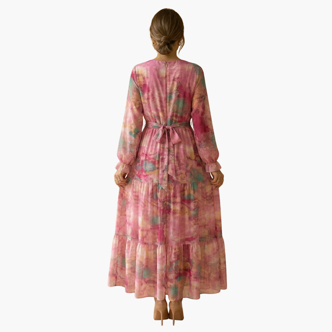 Women's Long Sleeve Summer Dress – Light Feminine Sunny Day Style