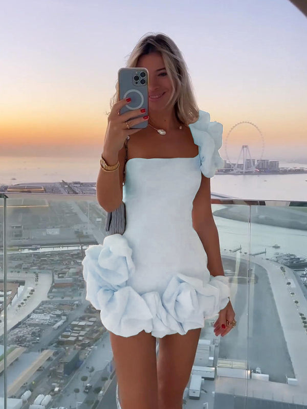 Women's Dreamy Romance Layered Mini Dress