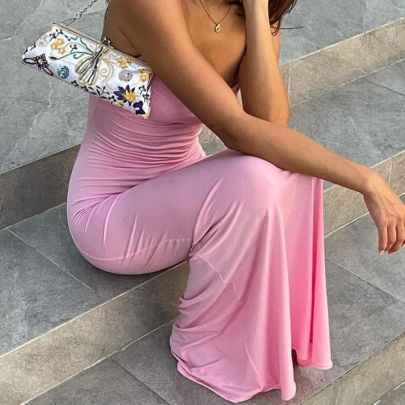 Women's Elegant Silhouette Maxi Dress