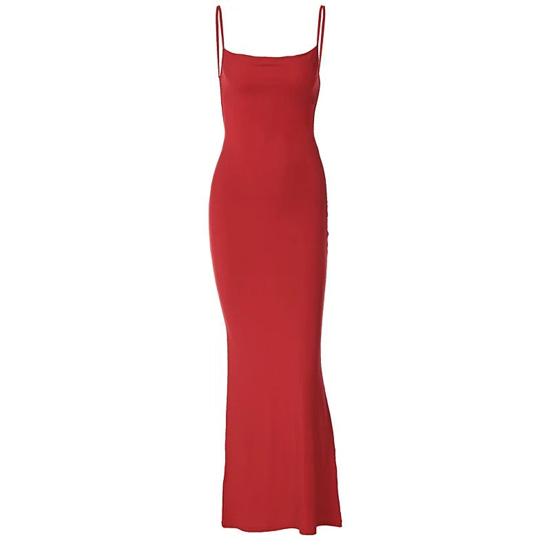 Women's Elegant Silhouette Maxi Dress