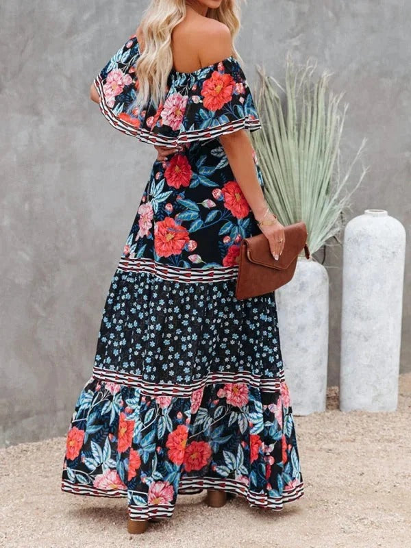 Women's Garden Muse Off-Shoulder Maxi Dress