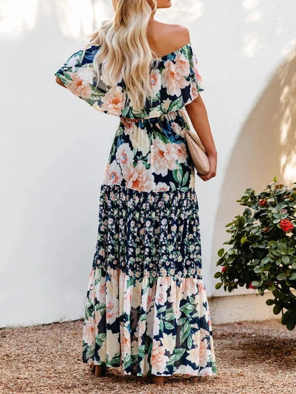 Women's Garden Muse Off-Shoulder Maxi Dress