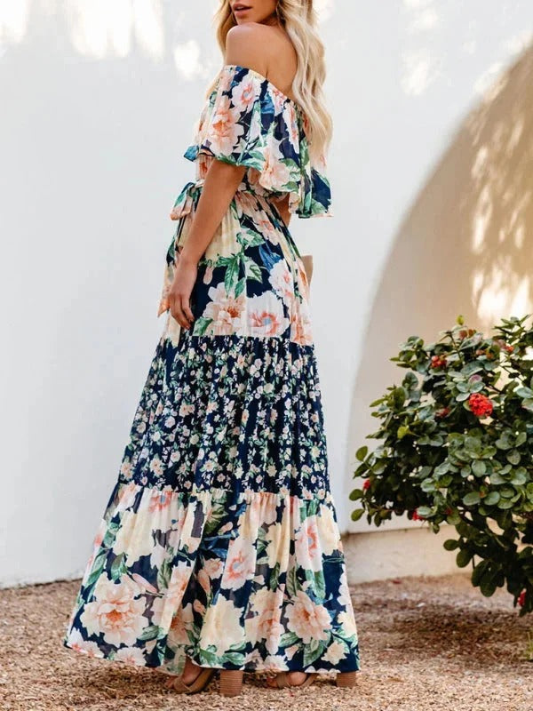 Women's Garden Muse Off-Shoulder Maxi Dress