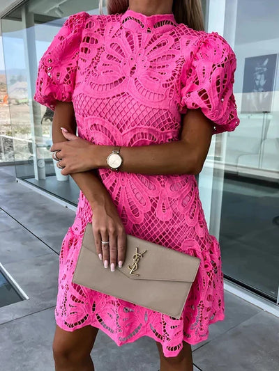 Women's Celestial Harmony Lace Mini Dress
