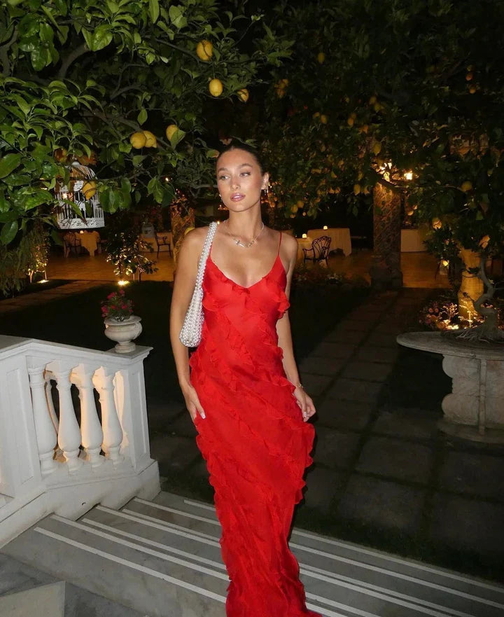 Women's Whispering Desire Chiffon Maxi Dress