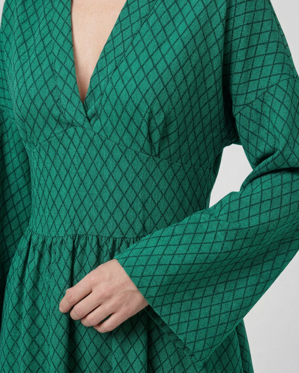 Women's Radiant Allure Long Sleeve Maxi Dress