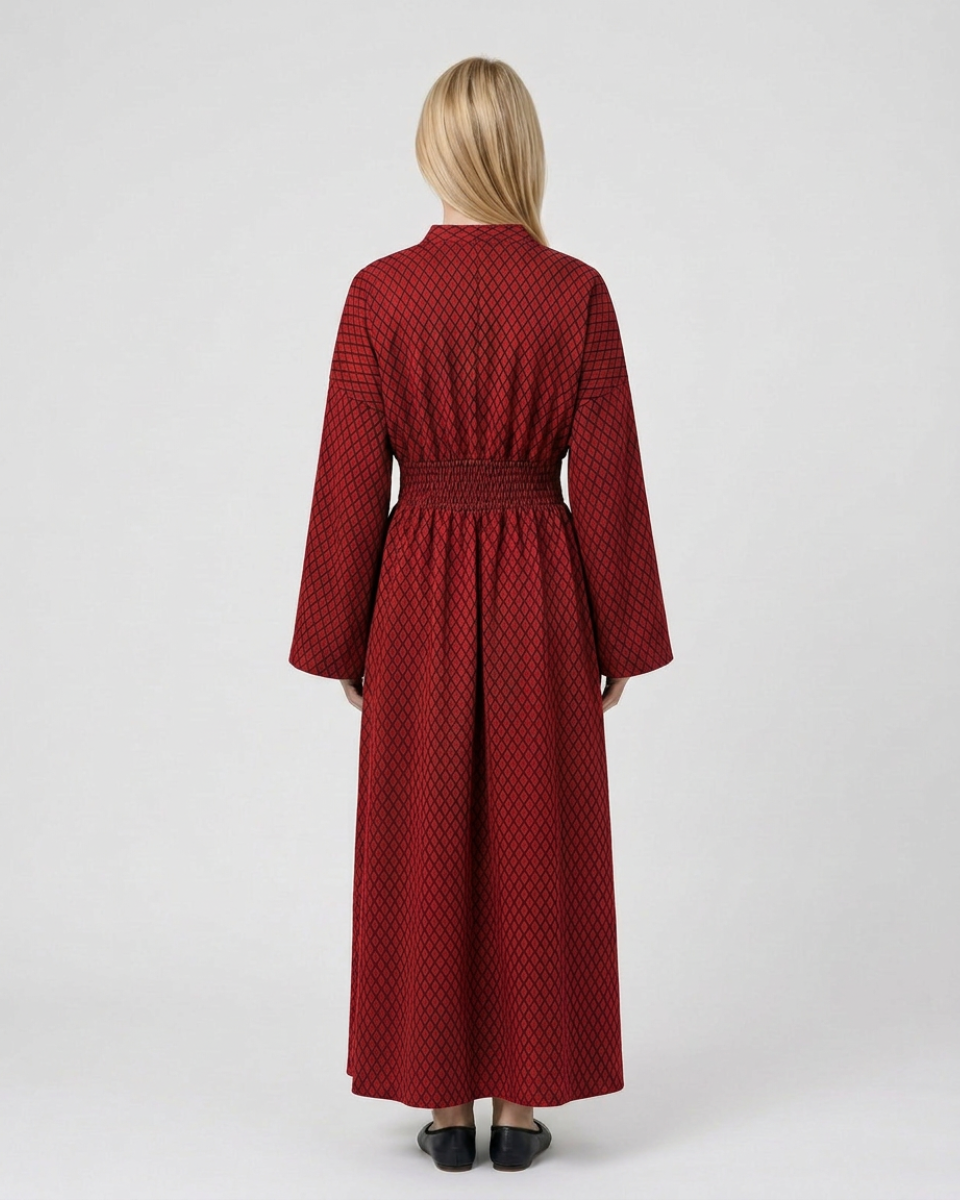 Women's Radiant Allure Long Sleeve Maxi Dress