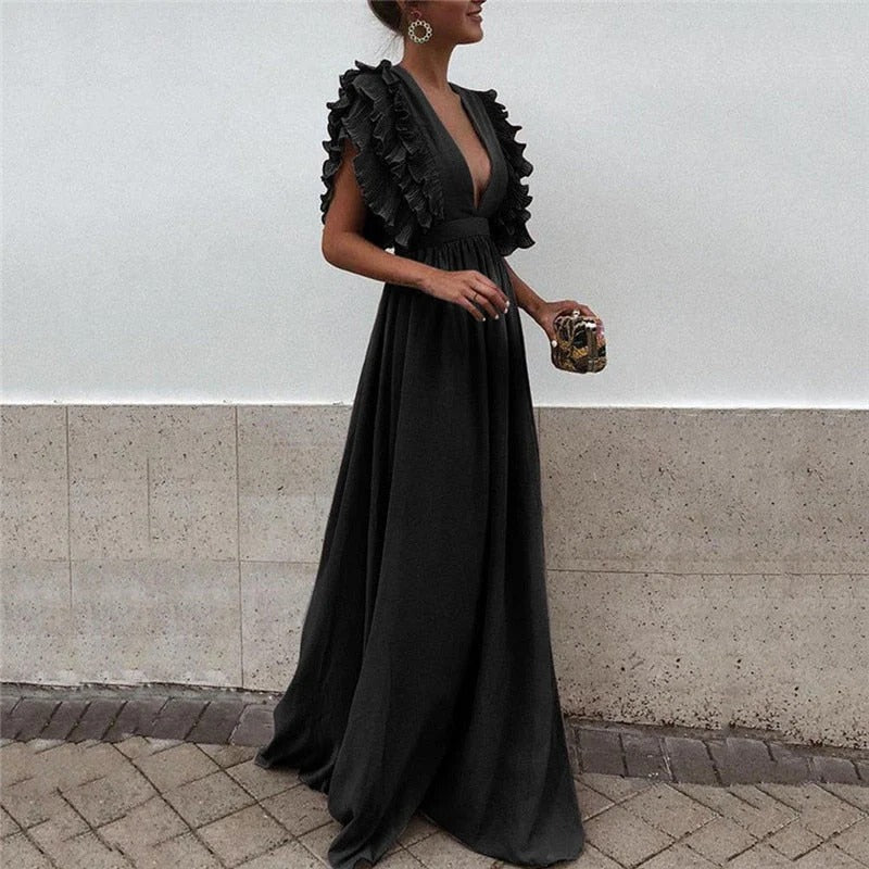 Women's Serenade of Elegance Maxi Dress