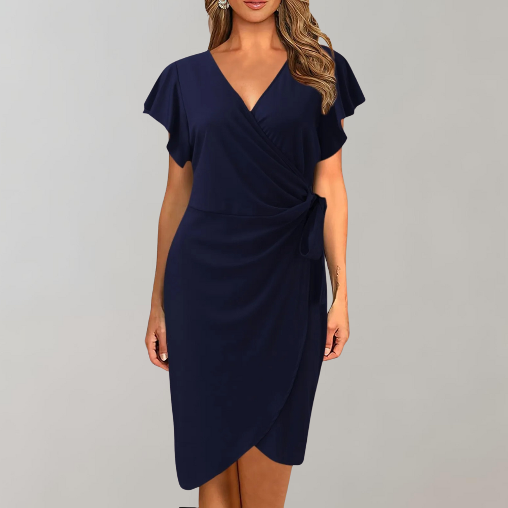 Women's Midi Summer Dress – Flowy A-Line Timeless Design