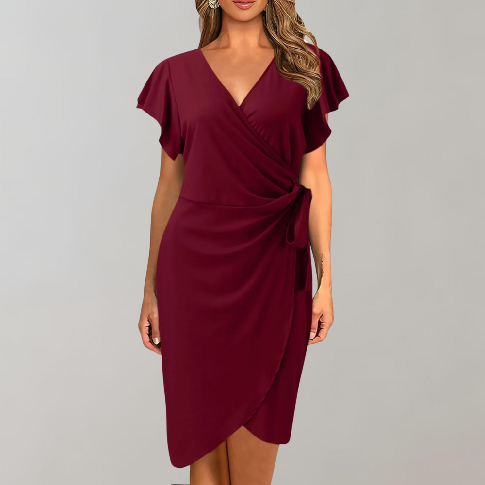 Women's Midi Summer Dress – Flowy A-Line Timeless Design